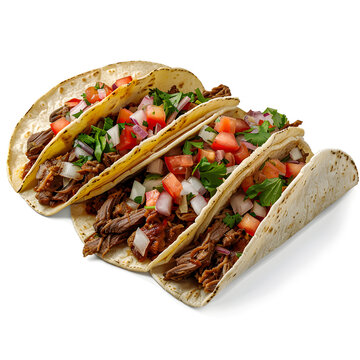 recommend clip art: Vector illustration of a taco de barbacoa on a white background. Suitable for crafting and digital design projects.[A-0001]