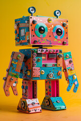 Vibrant robotics kit for kids to build robots and learn STEM skills.