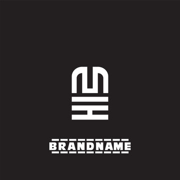 MIH letter logo vector  design white color on black color background MIH letter logo icon design

