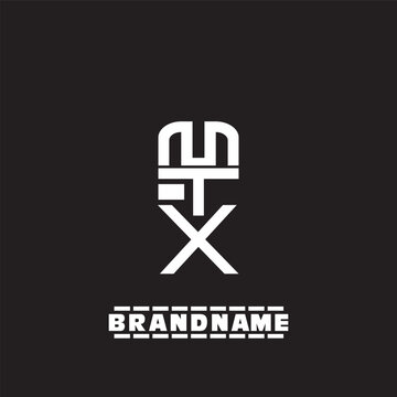 MTX letter logo vector  design white color on black color background MTX letter logo icon design
