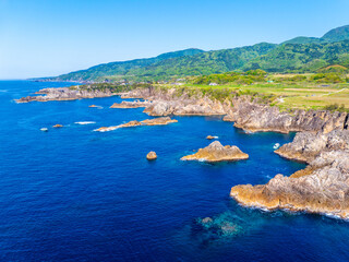 尖閣湾（新潟県佐渡市）