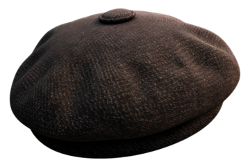 Beret hat isolated on transparent background