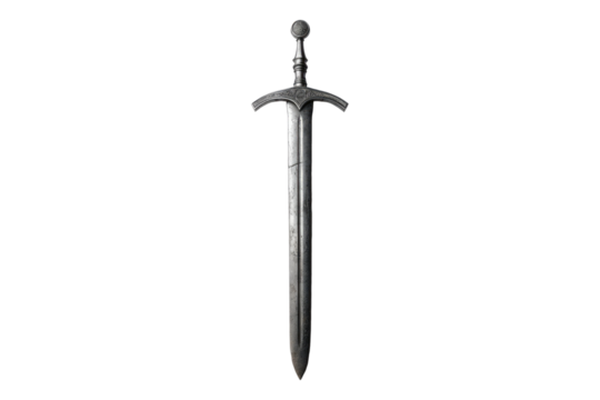 Broadsword isolated on transparent background