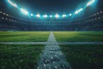 Dramatic soccer stadium