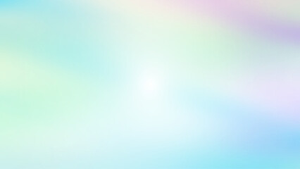 Holographic gradient pastel modern rainbow background. Gradient color pastel mesh modern rainbow unicorn background. smooth foil blurred template. softly delimited segments. Vector design.
