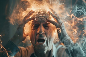 Dramatic Portrait of Neurological Symptoms and Mental Distress