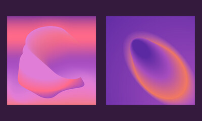 Vibrant mash gradient banners for versatile usage, brochures, branding, posters, social media, web, sale flyers