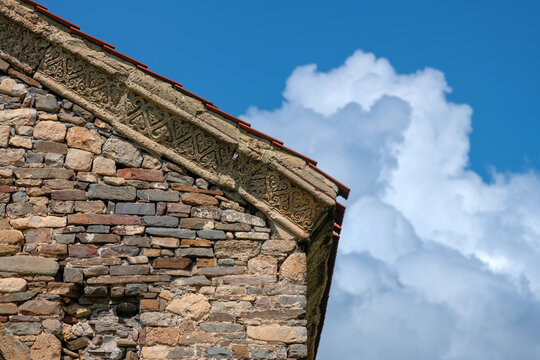 The ancient Christian temple of Thaba-Yerdy is the oldest temple in Ingushetia. Republic of Ingushetia, Russia