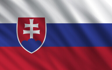 a backdrop of wavy flags from around the world