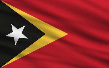 a backdrop of wavy flags from around the world