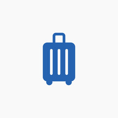luggage baggage suitcase vacation icon