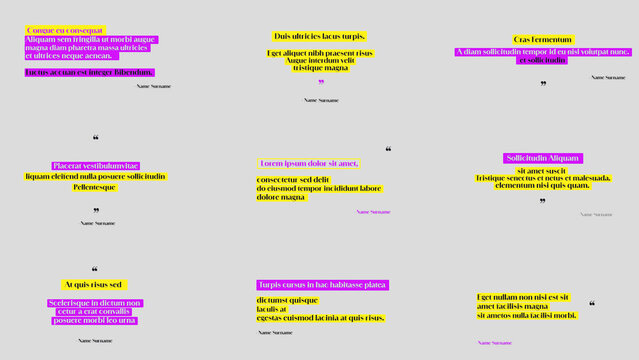 Fashion Influencer Quotes Titles Animation