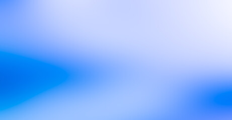 Blurred abstract blue white smooth gradient matte frosted glass effect monochrome background banner