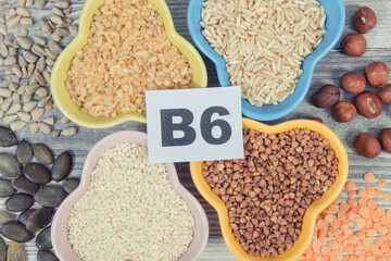 Nutritious food containing natural vitamin B6 and minerals. Healthy eating