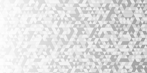 Abstract vector abstract geometric diamond triangle pattern seamless technology gray and white background. geometric pattern gray Polygon Mosaic triangle Background, business and corporate background.