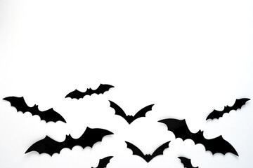 Bat White Background Halloween