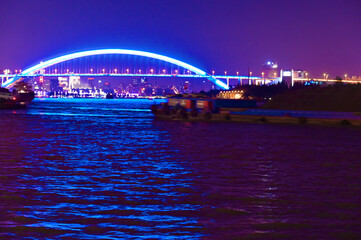 Night view of East Bund, Shanghai 