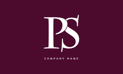 PS, SP, P, S Abstract Letters Logo Monogram