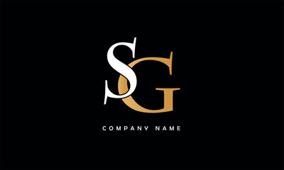 SG, GS, S, G Abstract Letters Logo Monogram