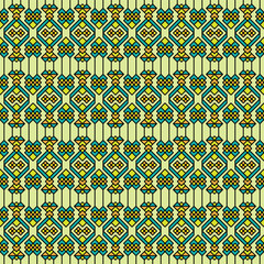 Vector ornament in ethnic style. Abstract seamless pattern with EPS 10.Simple modern background texture.