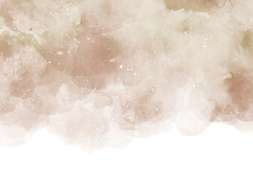 背景素材_水彩テクスチャ_茶色