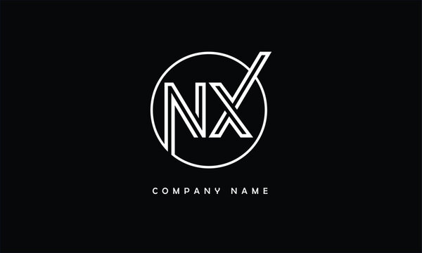 NX, XN, N, X  Abstract Letters Logo Monogram