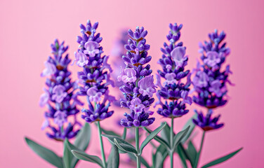 beautiful purple flowers and lavender flowers