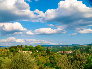 Italia, Toscana, Firenze,  campagna zona Tavarnuzze, 