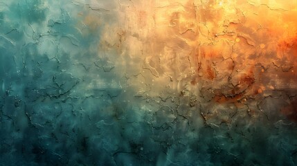 Fototapeta premium Captivating Crystalline Currents A Mesmerizing Abstract of Color Texture and Emotion