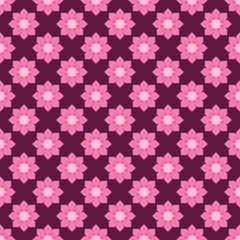 simple floral seamless pattern for background. Vector with EPS 10
