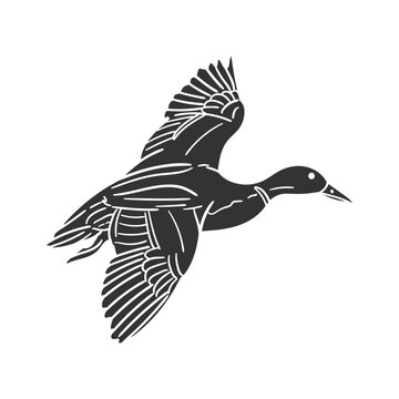 recommend clip art: Duck Icon Silhouette Illustration. Bird Vector Graphic Pictogram Symbol Clip Art. Doodle Sketch Black Sign.