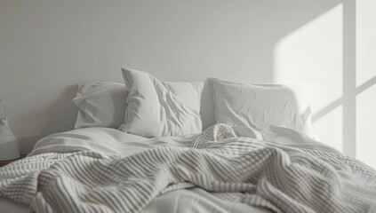 Modern Minimalist Bedroom with Soft Textures