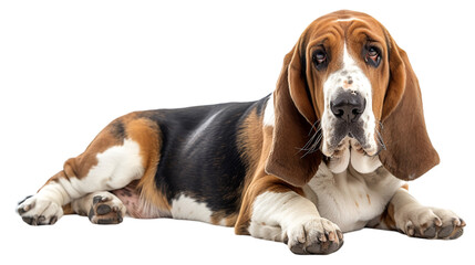 Soulful Basset Hound with Heartbreaking Eyes