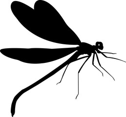 Dragonfly Silhouette Animal Png