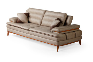 sofa isolated on white background . corner view