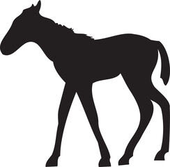 Silhouette Horse Illustration 
