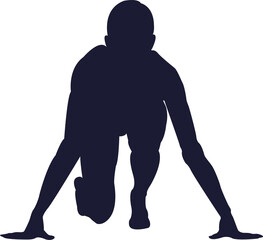 Runner Sport Athlete Isolated