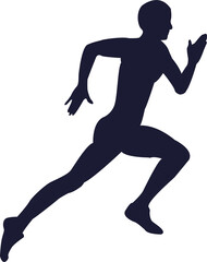 Runner Sport Athletes Silhouette 