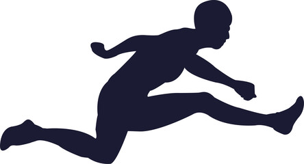 Runner Sport Athletes Silhouette 