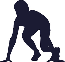 Runner Sport Athletes Silhouette 