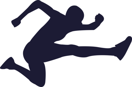 Runner Sport Athletes Silhouette 