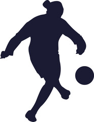 Soccer Player Football Athletes Isolated