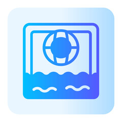 water polo gradient icon