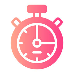 stopwatch gradient icon