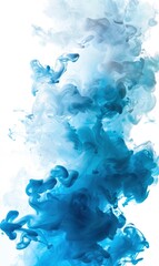 Blue Abstract Watercolor Splash,Photorealistic HD