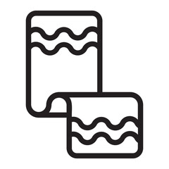 towel line icon