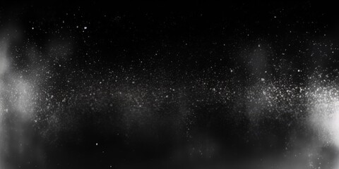 Obraz premium Black white grainy texture background with dust particles,coarse gritty film grain texture photo overlay vintage grayscale speckled noise grit and grunge background abstract fine splattered .banner