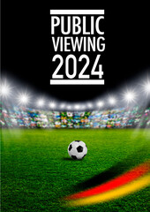 Public Viewing Fußball 2024 © by-studio