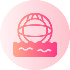 water polo gradient icon