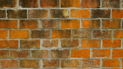Close-up of brick wall structure